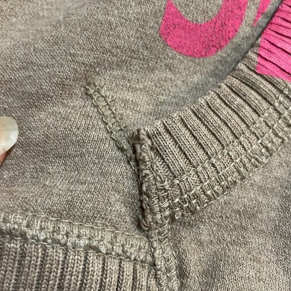 AMERICAN EAGLE | Graphic | Hooded | Long Sleeve | Brown/Pink |Sweatshirt |Size M - Picture 14 of 14